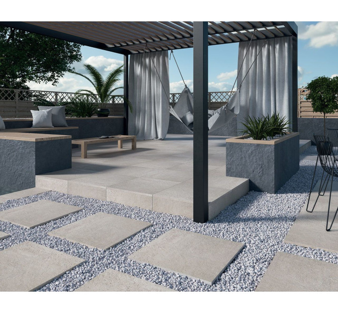 Плитка керамогранітна Optimal Grys 2.0 RECT 595x1195x20 Paradyz