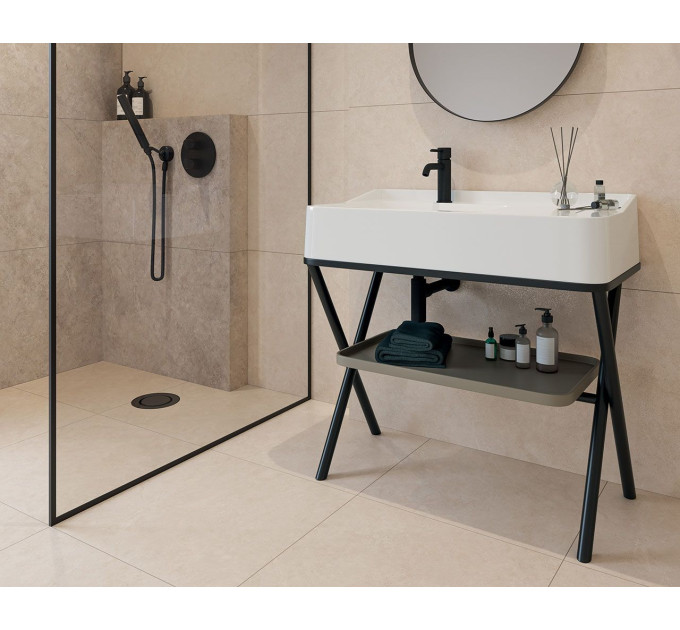 Плитка керамогранітна Lightstone Crema RECT LAP 598x1198x10 Paradyz