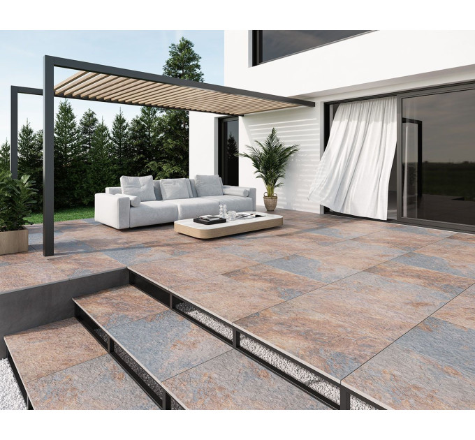 Плитка керамогранітна Minster Rustic 2.0 RECT STR 595x895x20 Paradyz