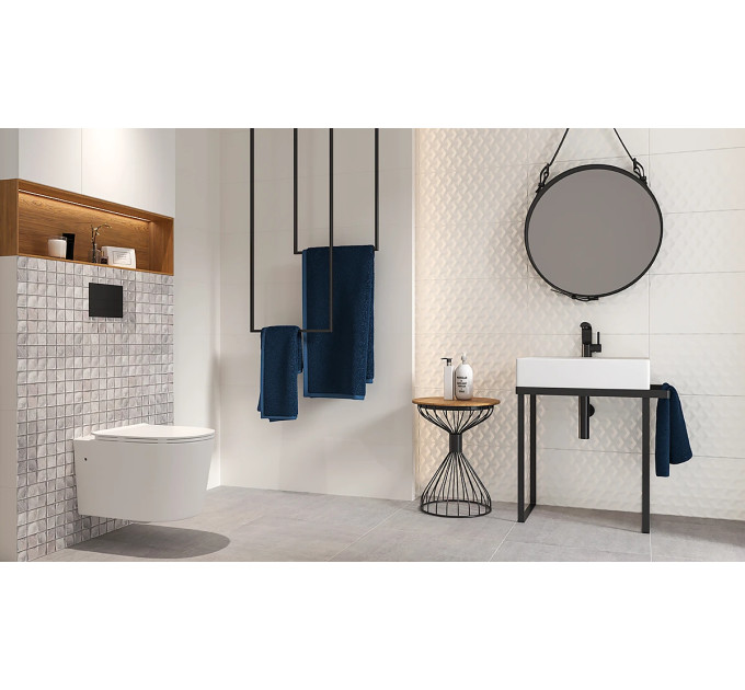 Плитка стінова Harmony Bianco A STR 300x600x9 Paradyz