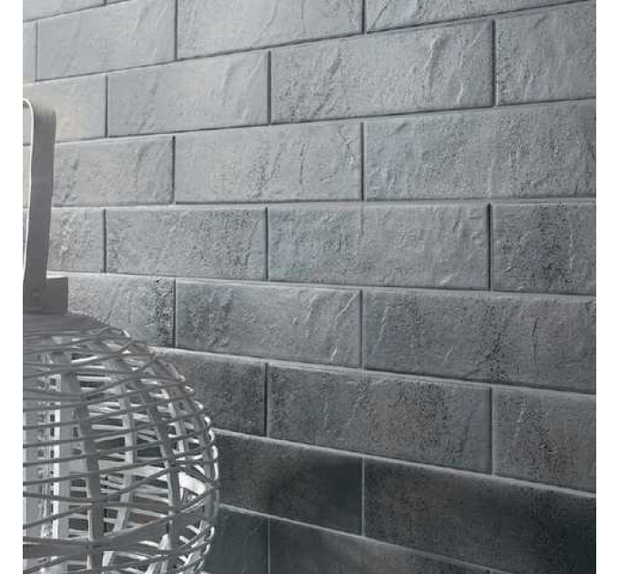 Плитка фасадна Bazalto Grafit А 81x300x9,5 Paradyz