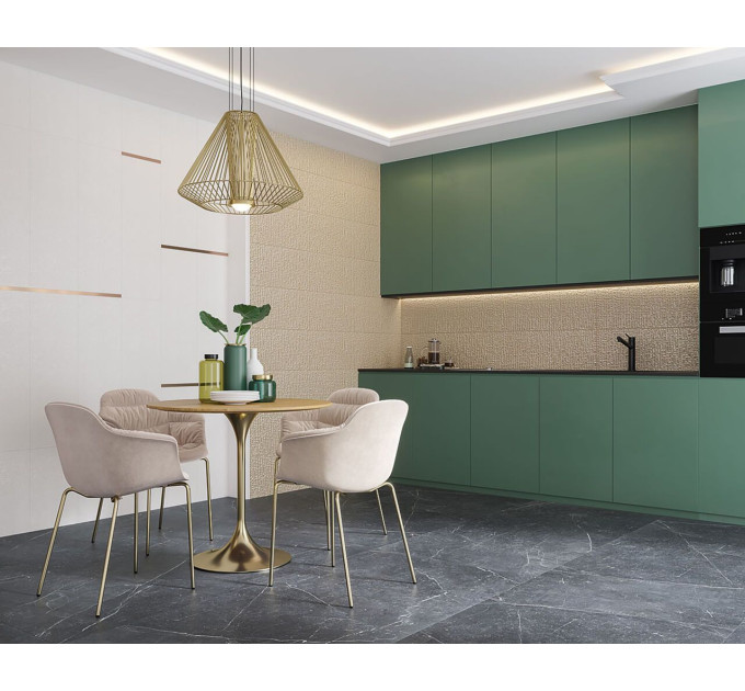 Фриз Uniwersalna listwa metalowa Gold 10x898x9,2 Paradyz