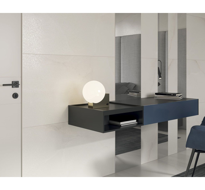 Плитка керамогранітна Elegantstone Bianco RECT LAP 598x1198x10 Paradyz