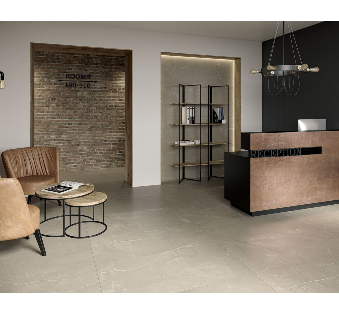 Плитка керамогранітна Linearstone Taupe RECT 598x598x9 Paradyz