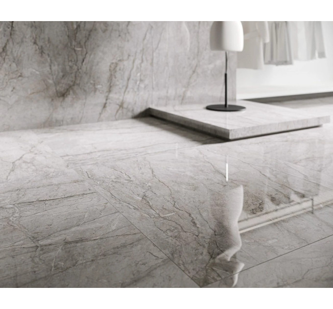 Плитка керамогранітна Visioner Grey RECT POL 1200x1200x9 Paradyz