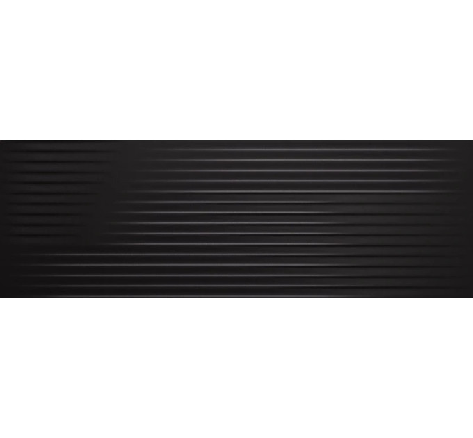 Плитка стінова Cold Princess Black RECT STR 39,8x119,8