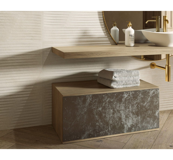 Плитка стінова Mystic Shadows Beige RECT STR 39,8x119,8