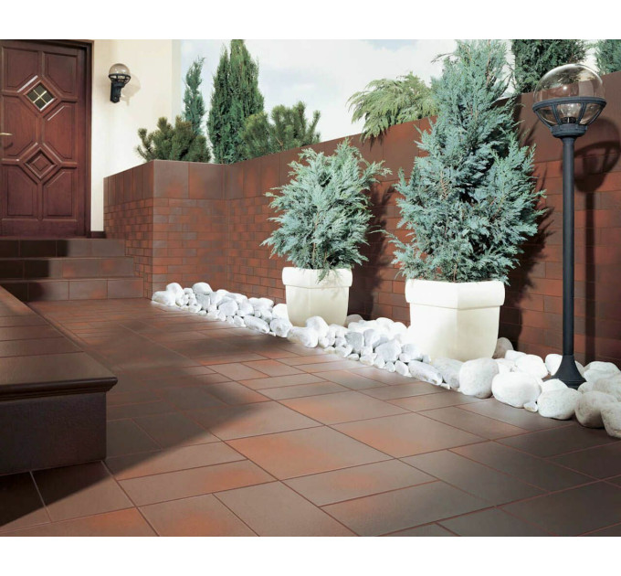 Сходинка з капіносом кутова 6231 Cloud Brown STR 330x330x11 Paradyz