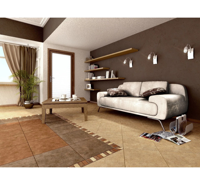 Плитка керамогранітна Rufus Ochra 400x400 Paradyz