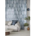 Плитка стінова Monpelli Blue Mix Cegielka STR Блиск 65x298 Paradyz