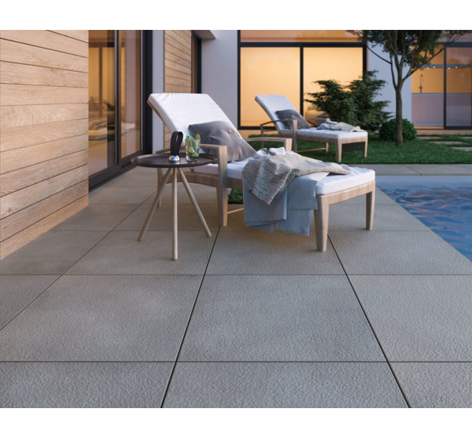 Плитка підлогова Terrace Grafit SZKL RECT MAT 59,5x59,5