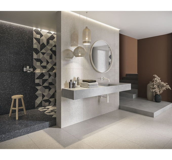 Плитка керамогранітна Macroside Silver RECT LAP 598x1198x10 Paradyz