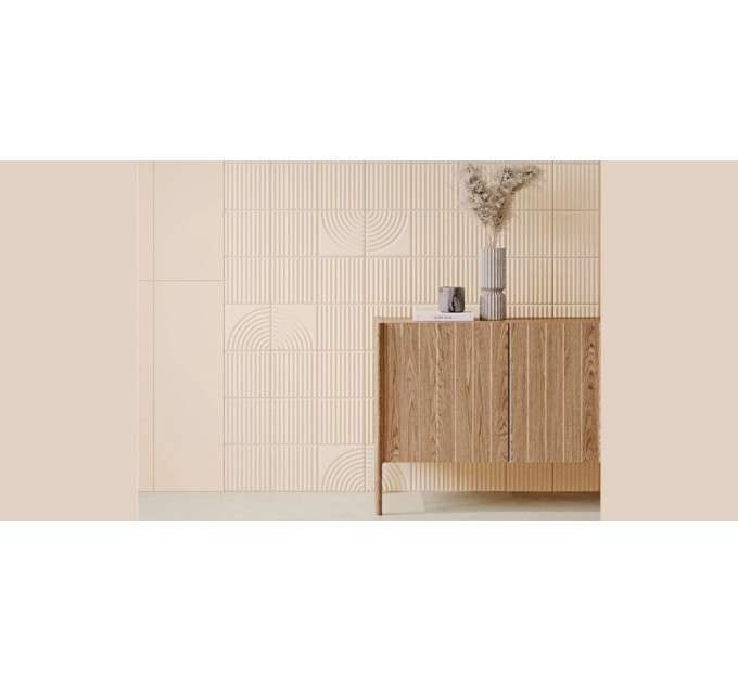 Плитка стінова Neve Creative Bianco A STR 198x198x11,5 Paradyz