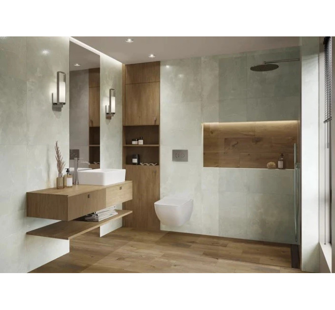 Плитка керамогранітна Fillstone Grey RECT LAP 598x1198x8 Paradyz