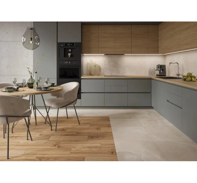 Плитка керамогранітна Oldwood Honey STR 200x600x8 Paradyz