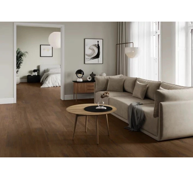 Плитка керамогранітна Spacewood Chocolate RECT STR 198x1198x8 Paradyz