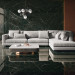 Плитка керамогранітна Desire Black SZKL RECT SOFT 1198x2798 Paradyz