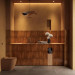 Плитка стінова Monpelli Terra Mix Cegielka STR Блиск 65x298 Paradyz
