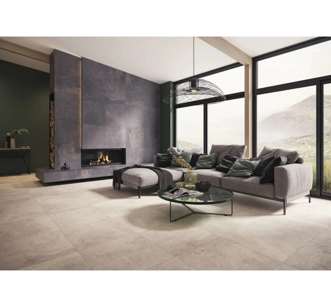 Плитка керамогранітна Desertdust Grafit SZKL RECT MAT 598x1198x8 Paradyz