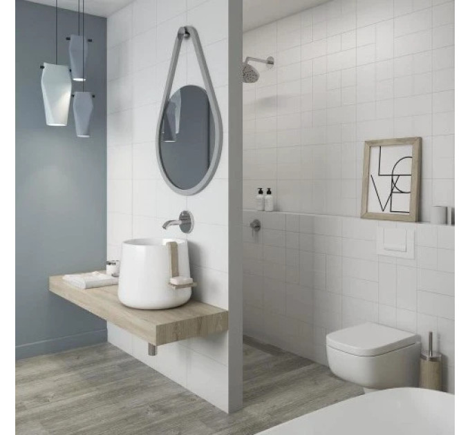 Плитка стінова Gamma Bianco 98x98x6,5 Paradyz