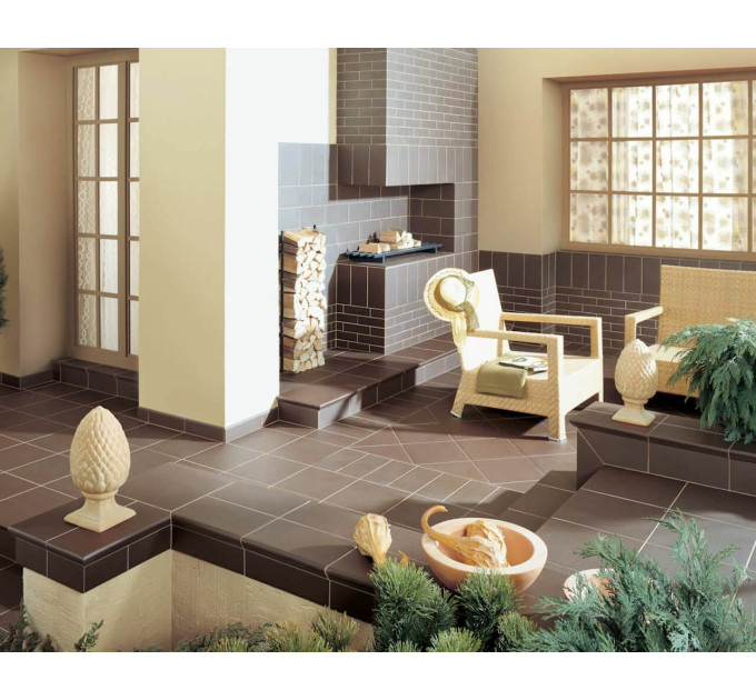 Сходинка з капіносом пряма Natural Brown STR 300x330x11 Paradyz