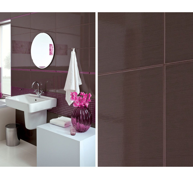 Фриз Uniwersalna listwa szklana Karmazyn 23x600x8 Paradyz