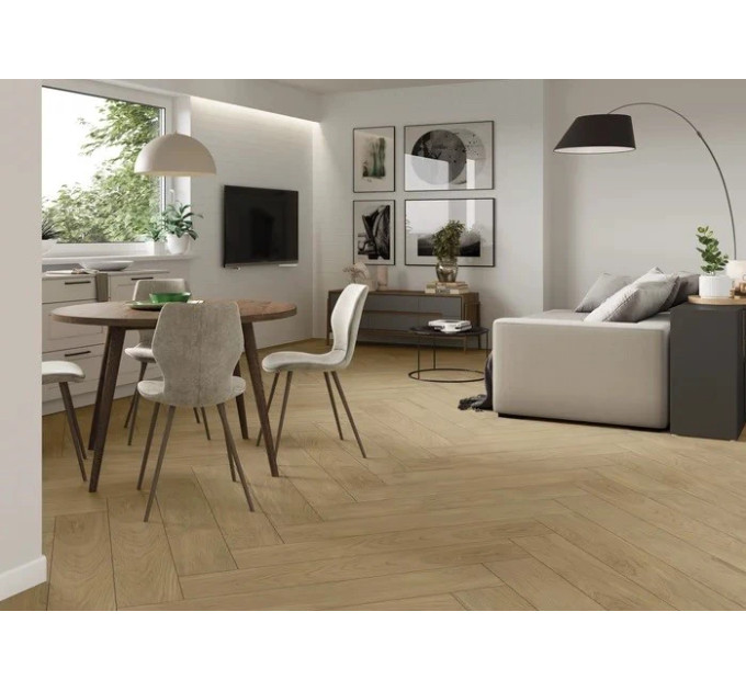 Плитка керамогранітна Warmwood Gold RECT STR 198x1198x8 Paradyz