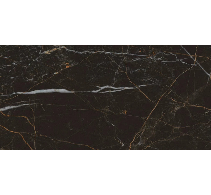 Плитка керамогранітна Impulsive Black SZKL RECT POL 598x1198 Paradyz