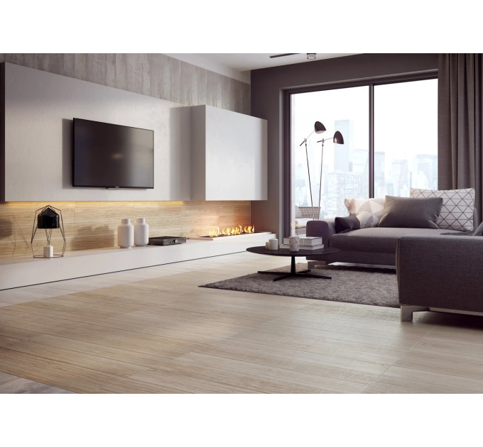 Плитка підлогова Greenwood Beige SZKL RECT MAT 14,8x89,8