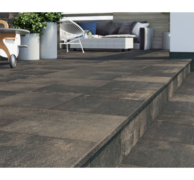 Сходинка з капіносом пряма Scandiano Brown 30x33