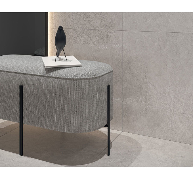 Плитка керамогранітна Lightstone Grey RECT 598x1198x10 Paradyz