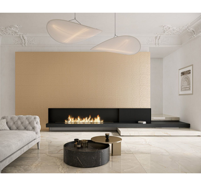 Декор Noisy Whisper Gold RECT STR Блиск 39,8x119,8
