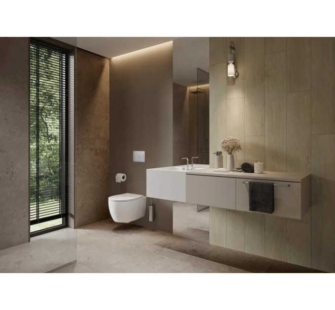 Плитка керамогранітна Warmwood Crema RECT STR 198x1198x8 Paradyz