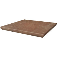Сходинка з капіносом кутова Scandiano Rosso 33x33