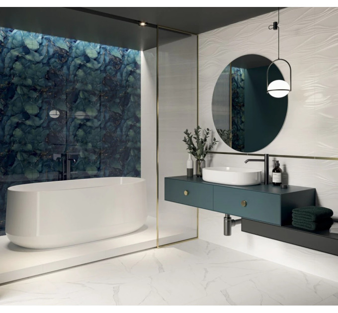 Плитка стінова Neve Bianco RECT STR Блиск 29,8x59,8