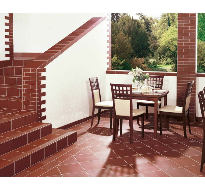 Сходинка з капіносом пряма 6019 Natural Rosa STR 300x330x11 Paradyz