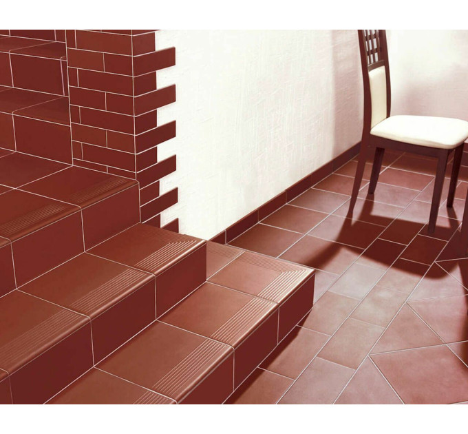 Сходинка з капіносом пряма 6019 Natural Rosa STR 300x330x11 Paradyz