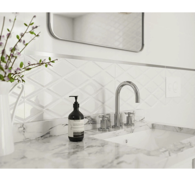 Мозаїка Moonlight Bianco Romb Hexagon 204x238x6 Paradyz