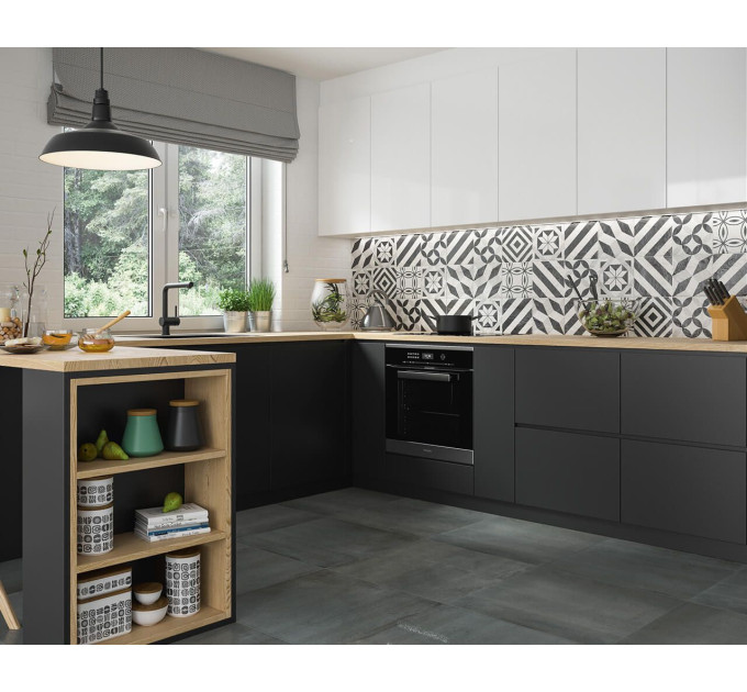 Плитка керамогранітна Modern Motyw E STR 198x198x7,5 Paradyz