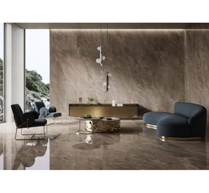 Плитка керамогранітна Generous Taupe RECT LAP 1198x2798x6 Paradyz