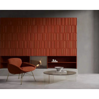 Плитка стінова Monpelli Wine Cegielka B STR Блиск 65x298 Paradyz