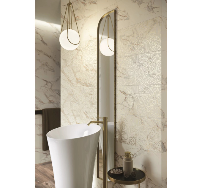 Плитка стінова Serene Bianco RECT 250x750x9 Paradyz