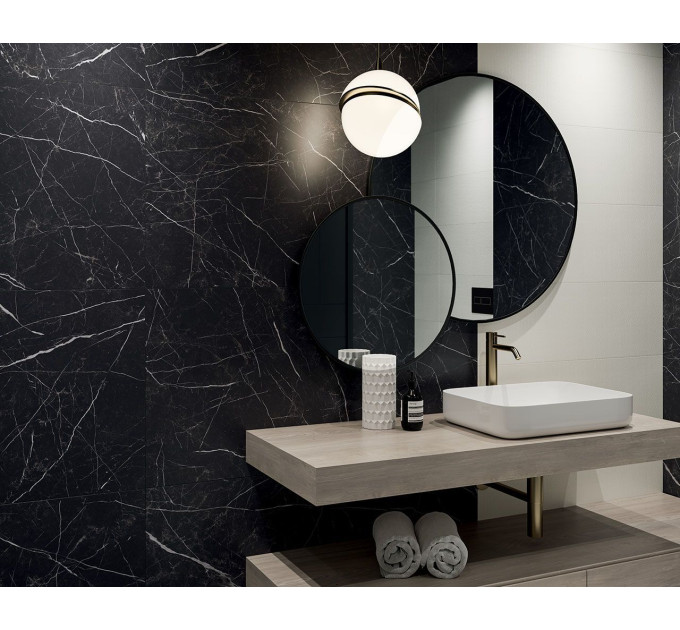 Плитка керамогранітна Artstone Black RECT 598x598x9 Paradyz
