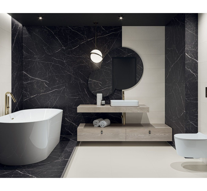 Плитка керамогранітна Artstone Black RECT 598x598x9 Paradyz