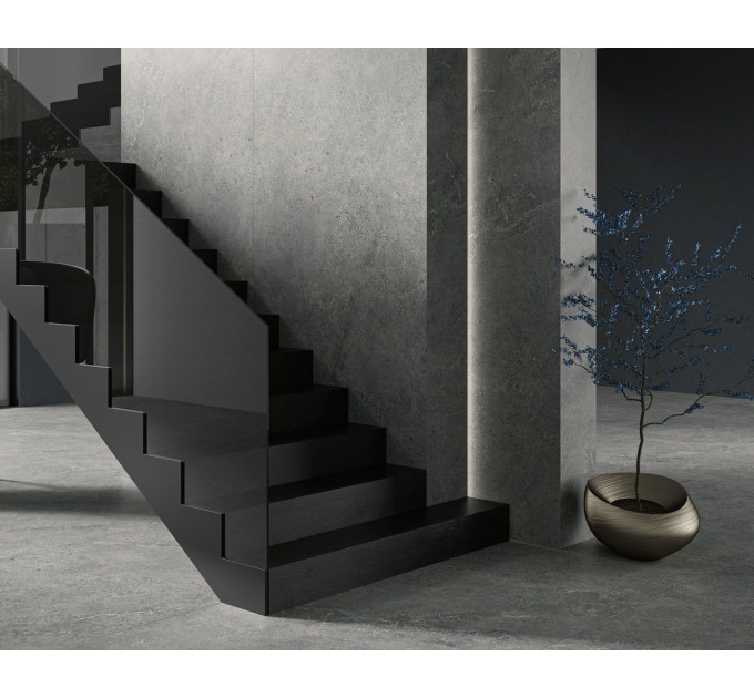 Плитка керамогранітна Authority Graphite RECT 1200x2800x6 Paradyz