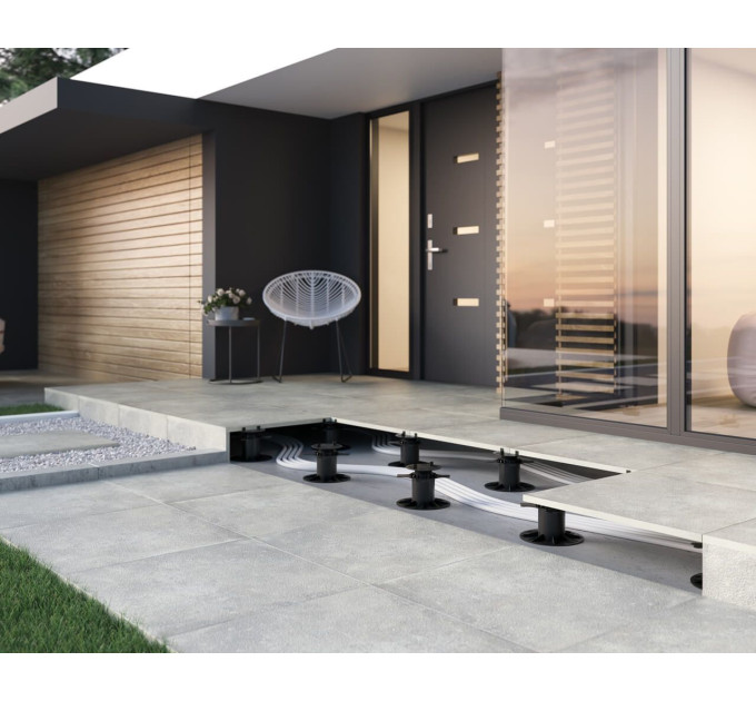 Плитка керамогранітна Garden Grys 2.0 RECT 595x595x20 Paradyz