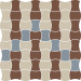 Мозаїка Modernizm Bianco Mix B 308,6x308,6x6 Paradyz