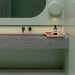 Плитка керамогранітна Neve Creative Green 198x198x7,5 Paradyz