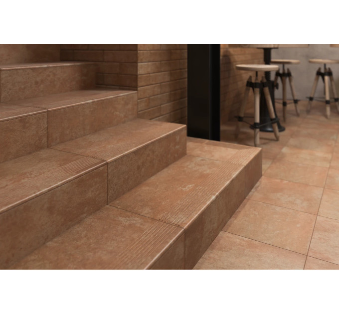 Сходинка з капіносом кутова Ilario Beige 33x33