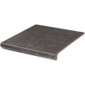 Сходинка з капіносом пряма Viano Antracite 30x33